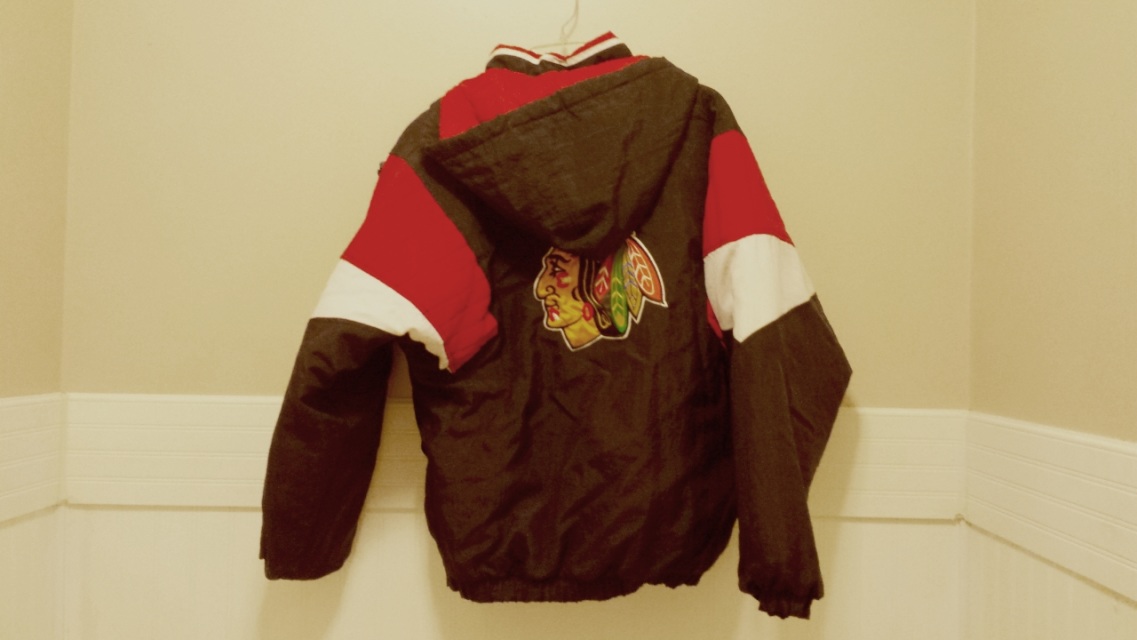 Vintage Starter Chicago Blackhawks Jackets. X-Large